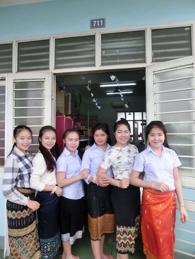 Một phòng ở kiểu mẫu của khu nội trú học sinh-sinh viên trường CĐ Kinh tế-tài chính Thái Nguyên.